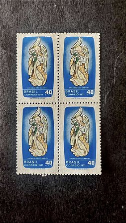 Quadra de Selos do Brasil - Dia de São Gabriel - Brasil 1971 - Mint - ref.705