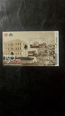 Bloco de Selos do Brasil - 150 Anos do Instituto Prebisteriano Mackenzie - Brasil 2021 - Mint - ref.718