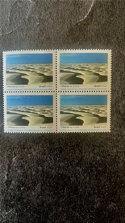 Quadra de Selos do Brasil - Lençois Maranhenses - Brasil 2024 - Mint - ref.743