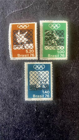 Série de Selos do Brasil - XXI Jogo Olimpicos em Montreal - Brasil 1976 - Mint - ref.771
