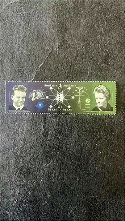 Série de Selos do Brasil - Cientistas Brasileiros - Brasil 2018 - Mint - ref.772