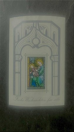 Bloco de Selos de Deutsche Bundespost Berlin - Wiinnachtsmdrke - ref.805