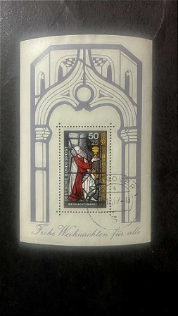 Bloco de Selos de Deutsche Bundespost - Weihnachtsmarke - ref. 806