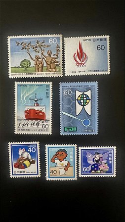 07 Selos Estrangeiros - Japão - Mint - ref.981
