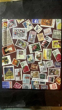 Album de Selos - Classificador 23x30cm - 20 Páginas - 1.750 Selos do Brasil - ref.1034