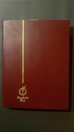 Album de Selos - Classificador 18x23cm - 14 Páginas - 1.400 Selos do Brasil - ref.1035