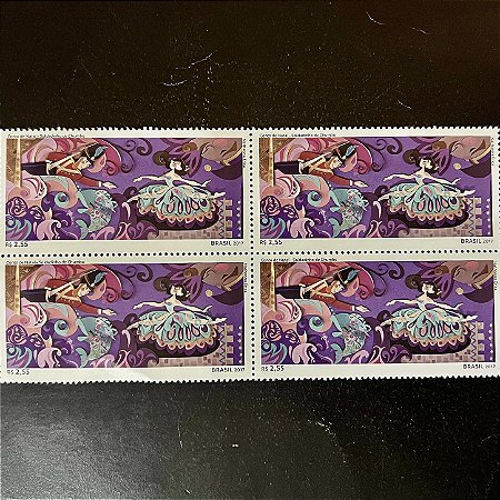 Quadra de Selos Comemorativos do Brasil - Natal - Soldadinho de Chumbo - 2022 - Mint - ref.978
