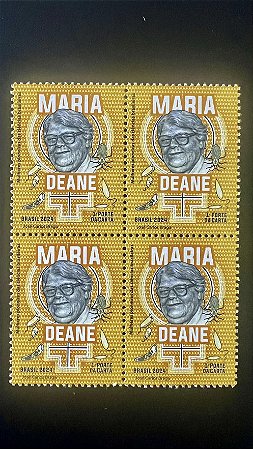 Quadra de Selos do Brasil - Mulheres Pioneiras - Maria Deane - 2024 - Mint - ref.2017