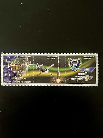 Série de Selos do Brasil - Agencia Espacial Brasileira - 2006 - Mint - ref.2042