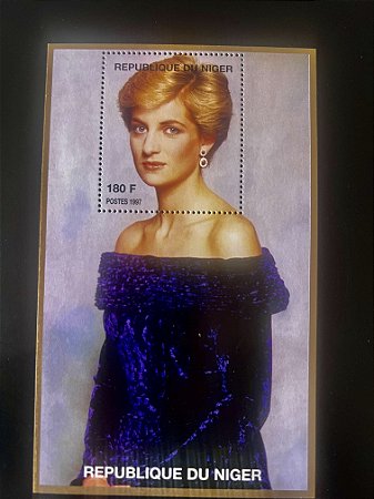 Bloco de Selos da Republique du Niger - Princesa Diana - ref.2045