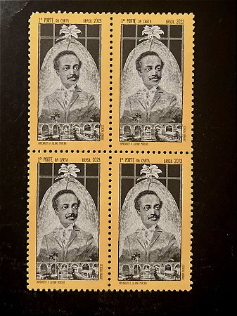Quadra de Selos Comemorativos do Brasil - Homenagem a Juliano Moreira - 2023 - Mint - ref.2086