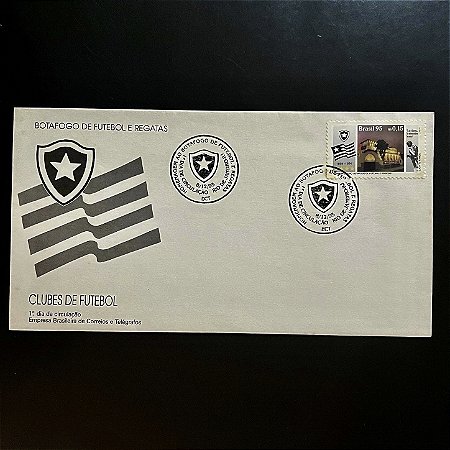 Envelope Comemorativo com Carimbo e Selo - Botafogo de Futebol e Regatas - 1995 - FDC665 - ref.2153