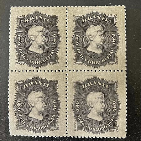 Quadra de Selos Comemorativos do Brasil - Centenário de Nascimento da Princesa Isabel - 1946 - Novos - ref.2800