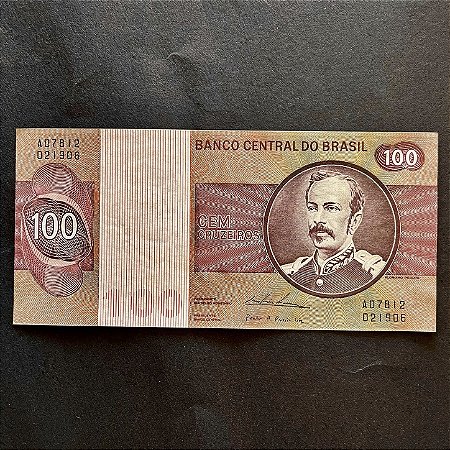 Cédula do Brasil - 100 Cruzeiros - Floriano Peixoto - FE - ref.3033