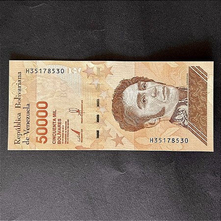 Cédula Estrangeira - Republica Bolivariana de Venezuela - 50.000 Bolivares - FE - ref.3037