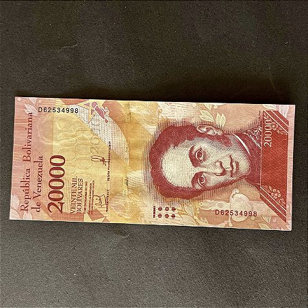Cédula Estrangeira - Republica Bolivariana de Venezuela - 20.000 Mil Bolivares - FE - ref.3045