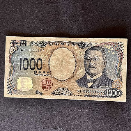 Cédula Estrangeira - Bank of Japan - 1.000 Ienes - 2004 - Soseki -Sob - ref.3047