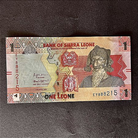Cédula Estrangeira - Bank of Sierra Leone - One Leone - FE - ref.3053
