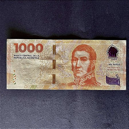 Cédula Estrangeira - 1.000 Pesos - Banco Central de La Republica Argentina - FE - ref.3067