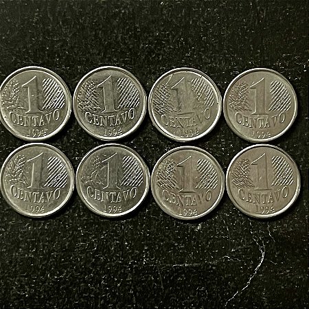 08 Moedas do Brasil - 1 Centavos - 1995 - Mbc - Aço Inoxidavel - ref.3231