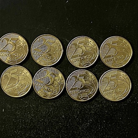 06 Moedas do Brasil - 25 Centavos - 2007 - FC - Aço com Latão - ref.3241