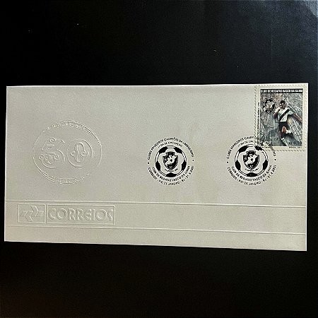 Envelope Comemorativo com Carimbo e Selo - Campeões da Libertadores - Vasco da Gama - 2001 - EPD144 - ref.3292