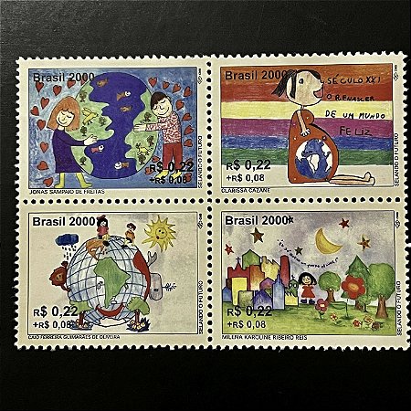 Série de Selos do Brasil - Selando o Futuro - 2000 - Mint - ref.3355