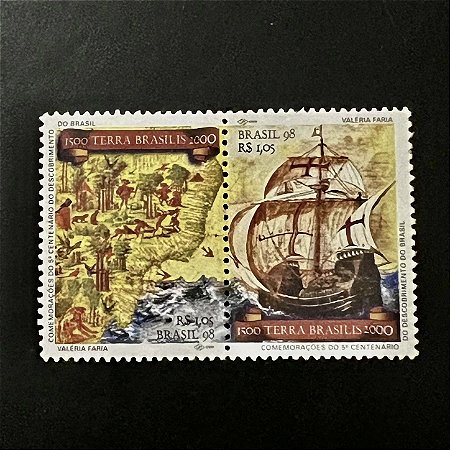 Série de Selos do Brasil -Comemoração do 5o.Centenário do Descobrimento do Brasil - 1998 - Mint - ref.3362