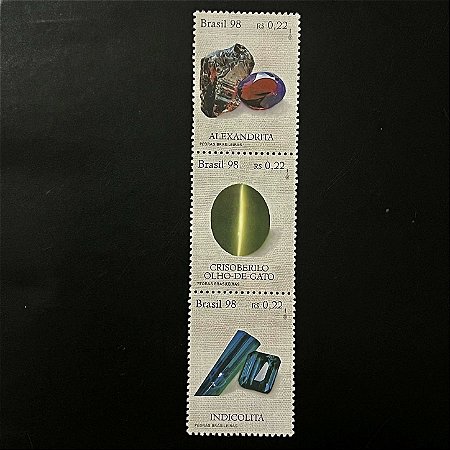 Série de Selos do Brasil - Pedras Brasileiras - 1998 - Mint - ref.3370