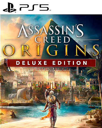 ASSASINS CREED ORIGINS DELUXE EDITION PS5 MÍDIA DIGITAL