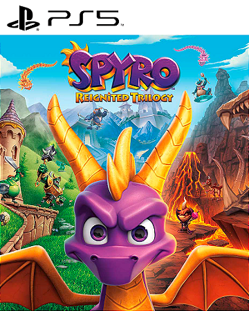 Spyro Reignited Trilogy PS5 Mídia Digital