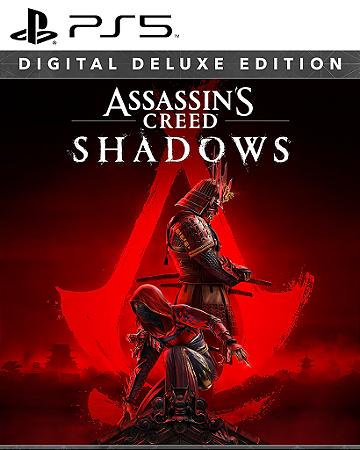 ASSASINS CREED SHADOWS Deluxe Edition PS5 MÍDIA DIGITAL
