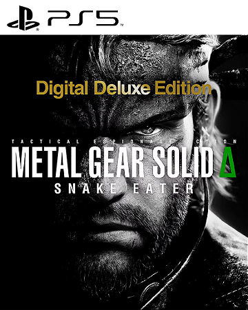 Metal Gear Solid Δ Snake Eater Deluxe Edition PS5 Mídia Digital