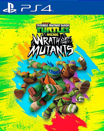 Tartarugas Ninjas Arcade Wrath of the Mutants PS4 Mídia Digital