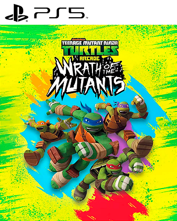 Tartarugas Ninjas Arcade Wrath of the Mutants PS5 Mídia Digital