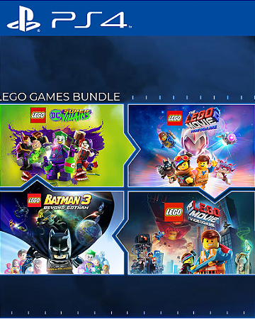 Conjunto de Jogos LEGO PS4 Mídia Digital