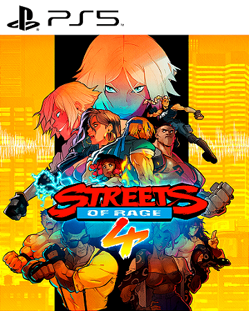 Streets of Rage 4 PS5 Mídia Digital
