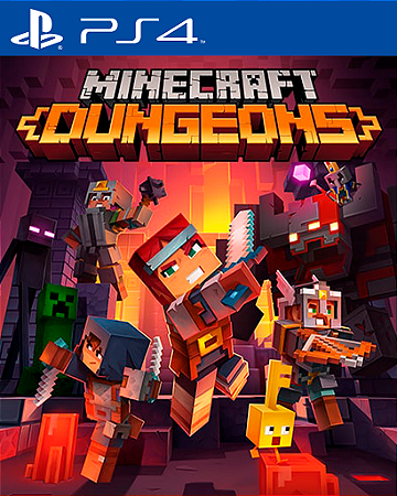 Minecraft Dungeons PS4 MÍDIA DIGITAL