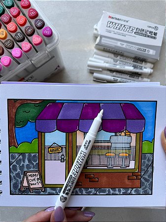 CANETA BRANCA - PONTA GROSSA