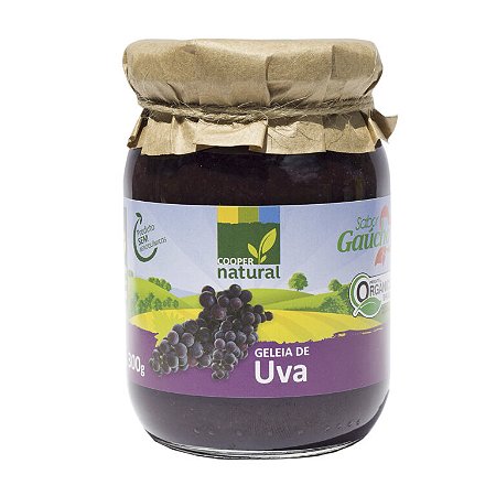 Geleia de Uva Orgânica  300gr