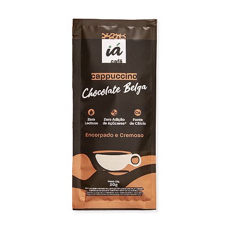 Cappuccino Chocolate Belga Zero Lactose Zero adição de Açúcar