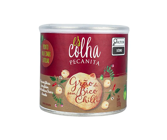 Snack de Grão de Bico com Chilli em Lata 100g