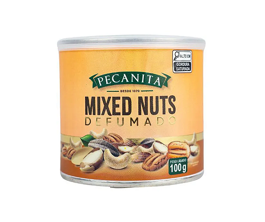 Mixed de Nuts Defumado em Lata 100g