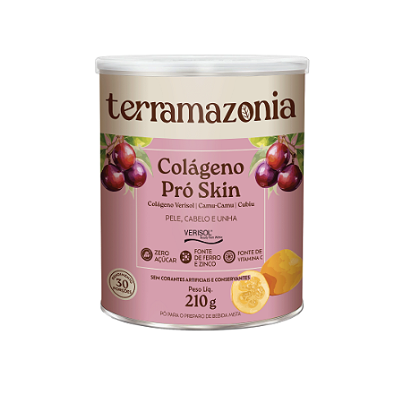 Colágeno Pró Skin Terramazonia 210g