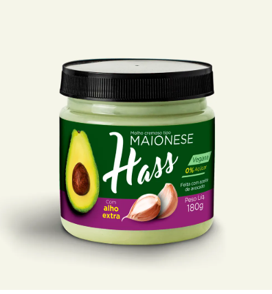 Cremosinha Maionese de Avocado Sabor Alho 180g