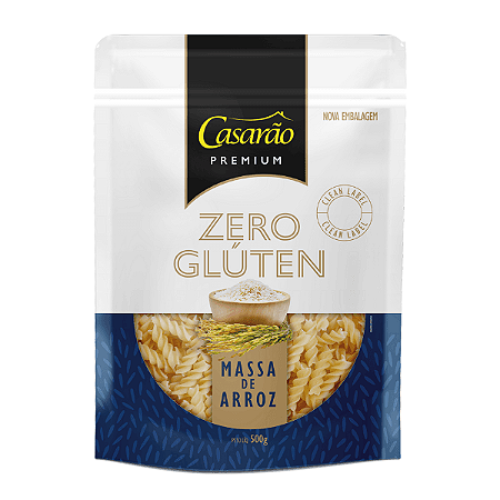 Macarrão Fusilli sem Glúten Premium 500g Casarão