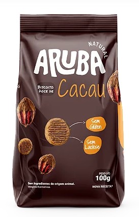 Biscoito Aruba Original - Cacau 100g