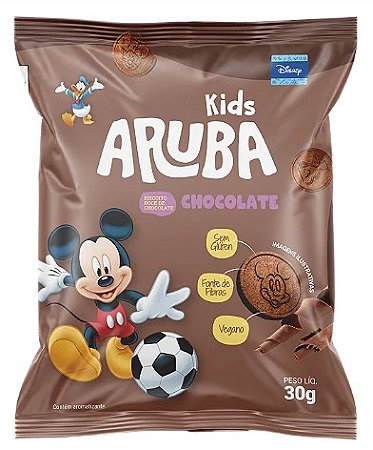 Biscoito Aruba Kids Chocolate 30gr