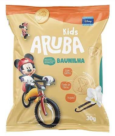 Biscoito Aruba Kids Baunília 30gr