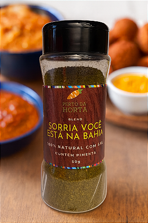 Tempero Sorria você está na Bahia 100% natural